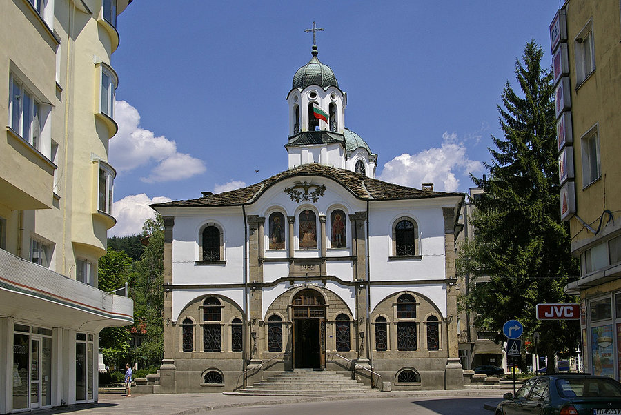 Die Kirche Uspenie Bogoroditschno